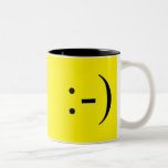 Smile Two-Tone Coffee Mug