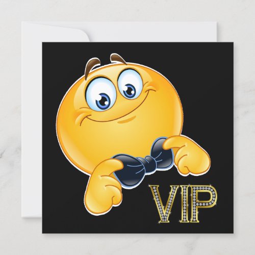 Smile VIP Black Tie Event INVITATION
