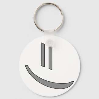 = smile web style keychain