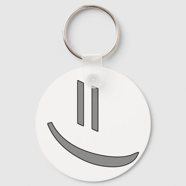 = smile web style keychain (Front)