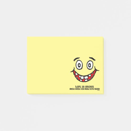 Smile while you still have teeth post_it notes