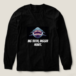 Smile Wide: Big Teeth, Bigger Heart Whale Inspired Tri-Blend Shirt