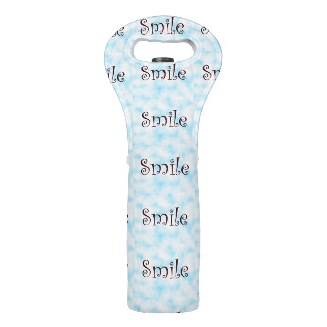 Smile-wine tote wine bag (Front)