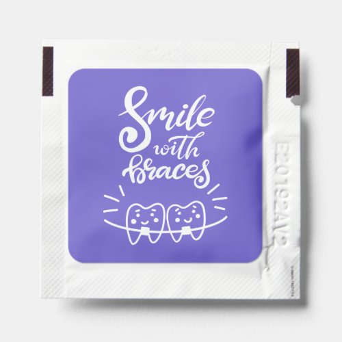 Smile With Braces  Smiling Teeth Hand Sanitizer Packet