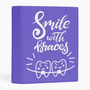 Smile With Braces   Smiling Teeth Mini Binder