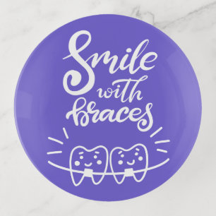 Smile With Braces   Smiling Teeth Trinket Tray