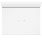 SMILE with Me! Cards (Inside Horizontal (Bottom))