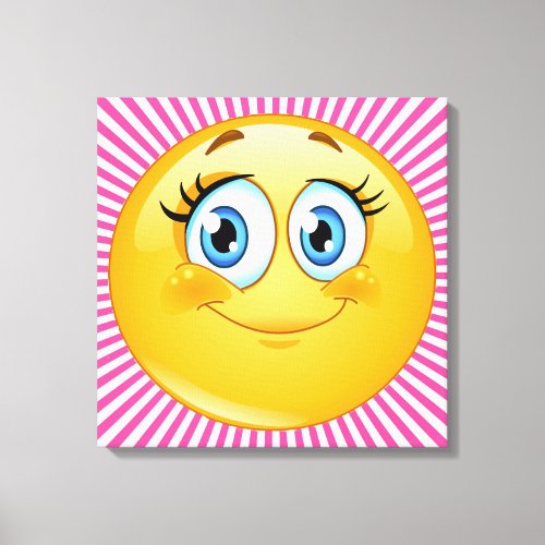 Smile _ Wrapped Canvas Print _ SRF