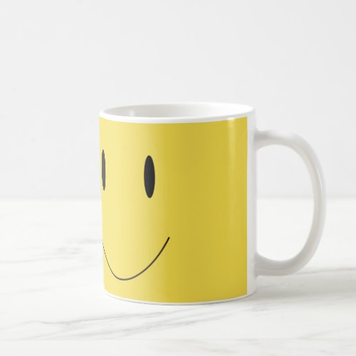 Smile Yellow Happy Face 001 Coffee Mug