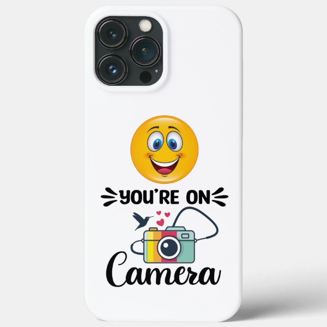 Smile! You Are On Camera Case-Mate iPhone Case (Back)