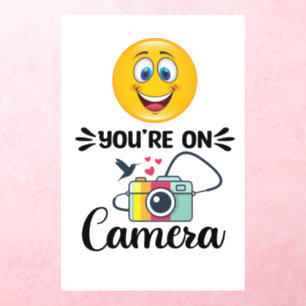 Smile! You Are On Camera Wall Decal
