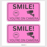 Smile Your On Camera Signs, Video Surveillance