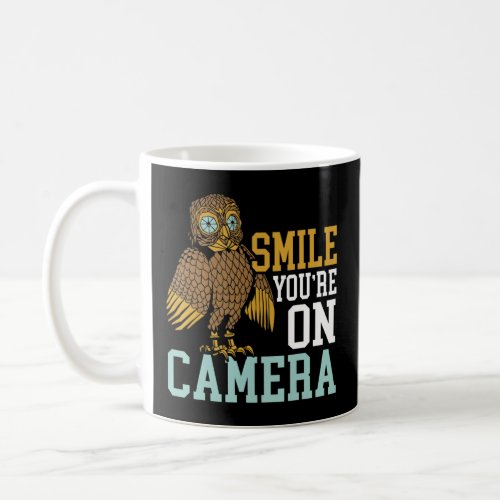 Smile Youre On Camera Bird Conspiracy Theory  Coffee Mug