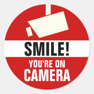 Smile! You're On Camera Stickers
