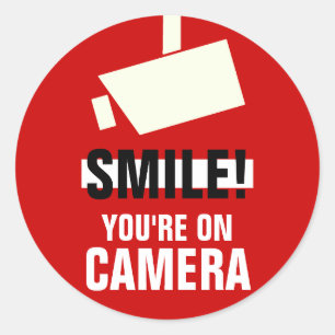Smile! You're On Camera Stickers