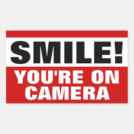 Smile You're On Camera Stickers