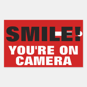 Smile you're on Camera Stickers