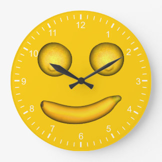 Smilemonana Large Clock