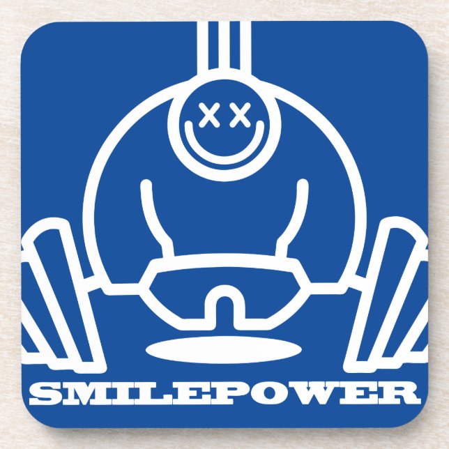 smilepower beverage coaster (Front)