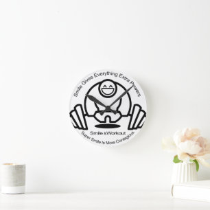 Smilepower Round Clock