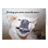 Smiles Across The Miles card (Front Horizontal)