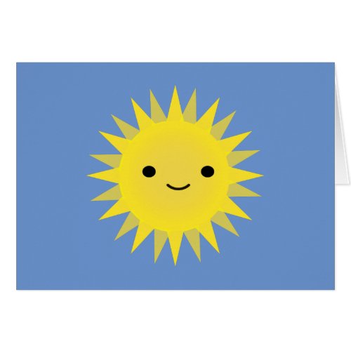 Smiles and Sunshine Birthday Card