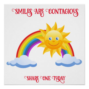 Smiles Are Contagious  Poster