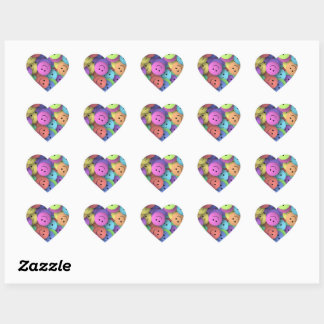 SMILES DESIGN HEART STICKER