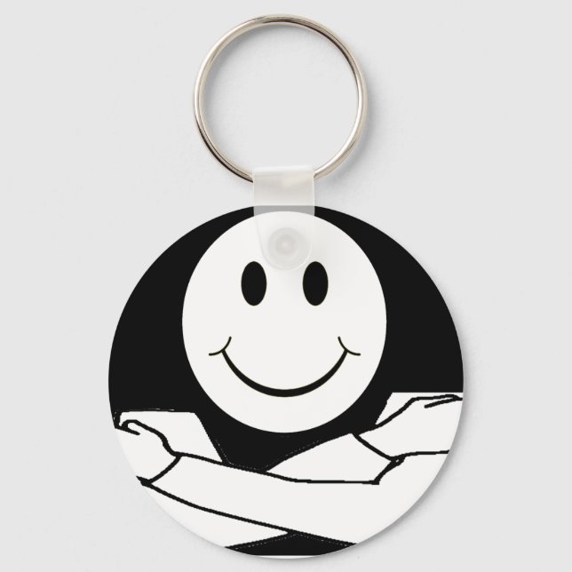 Smiles Hugs Keychain (Front)
