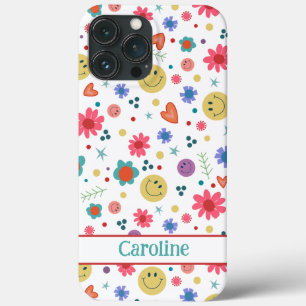 Smiles Inspirivity Cute Teen Girly Colorful iPhone 13 Pro Max Case