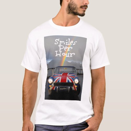 smiles per hour rainbow T_Shirt