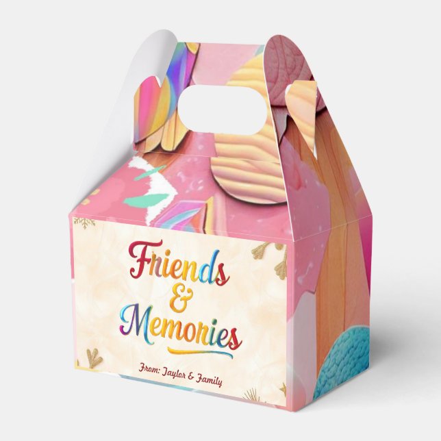 "Smiles That Bind" Favor Boxes (Front Side)