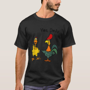 Smileteesfunny Funny Hen Pecked Rooster Chickens C T-Shirt