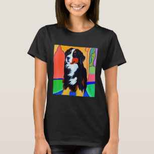 Smileteespets Bernese Mountain Dog Puppy Dog Art T-Shirt