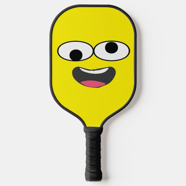 Smiley Beats – Fun Face  Pickleball Paddle (Front)