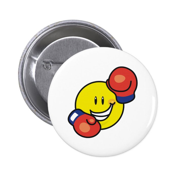 Smiley Boxing Pin