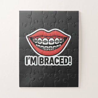 Smiley Braces Fun Sticker – Colorful Lips Jigsaw Puzzle