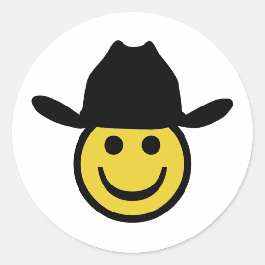 Smiley Classic Round Sticker