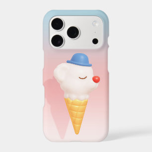 Smiley Cone: 3D Cute Dog Ice Cream Character Art iPhone 17 Pro Case