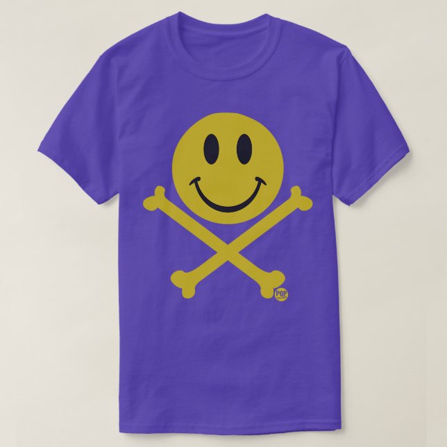 SMILEY CROSSBONES T-Shirt (Design Front)