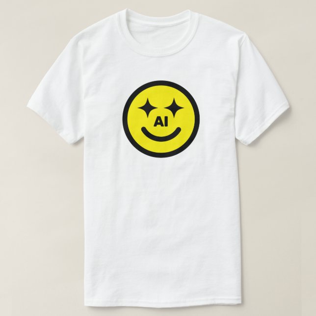 Smiley Face AI™ T-Shirt (Design Front)