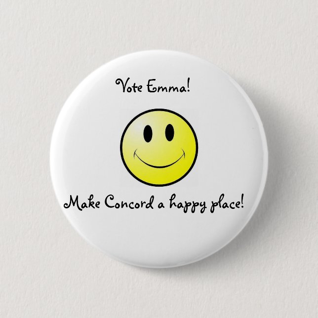 smiley-face button (Front)