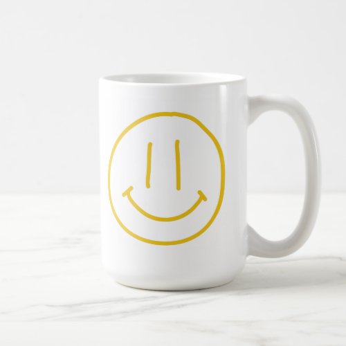 Smiley Face Coffee Mug A Smile for Every Sip Coffee Mug