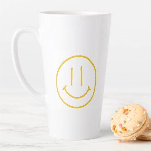Smiley Face Coffee Mug A Smile for Every Sip Latte Mug