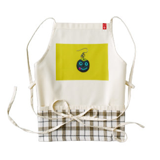 Smiley face earring zazzle HEART apron
