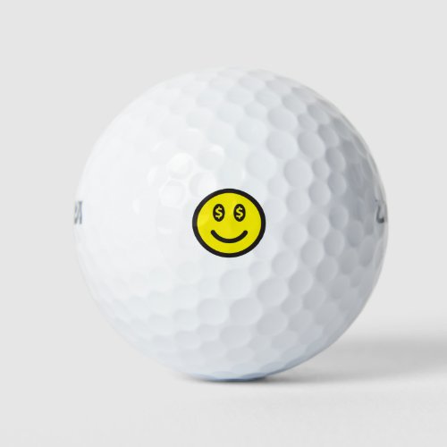  Smiley Face Golf Balls