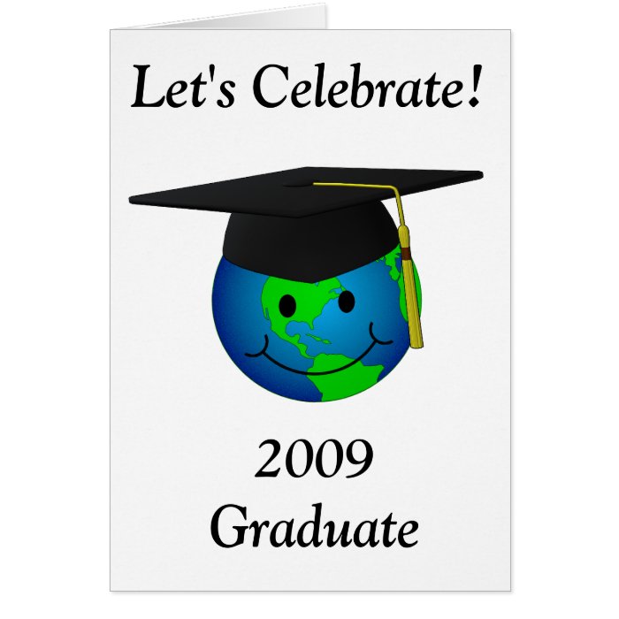 Smiley Face Graduation Party Invitation Greeting Card