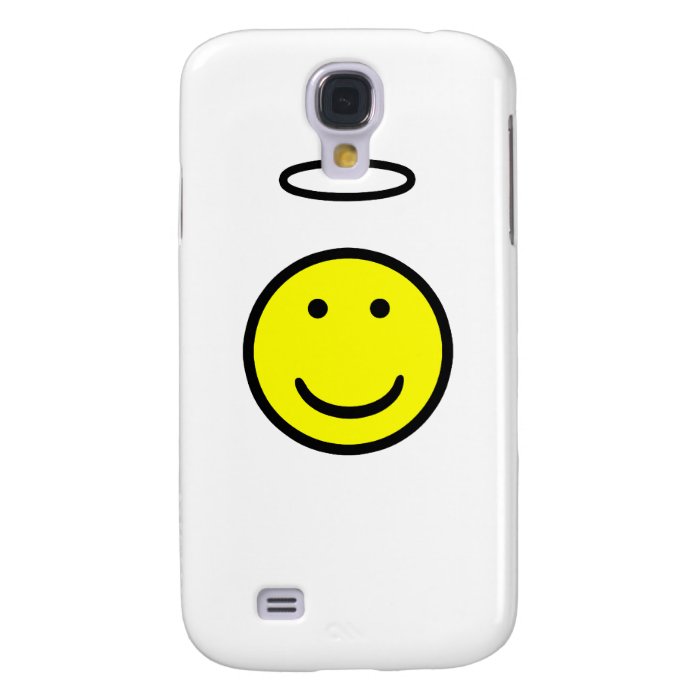 Smiley Face Halo Galaxy S4 Covers