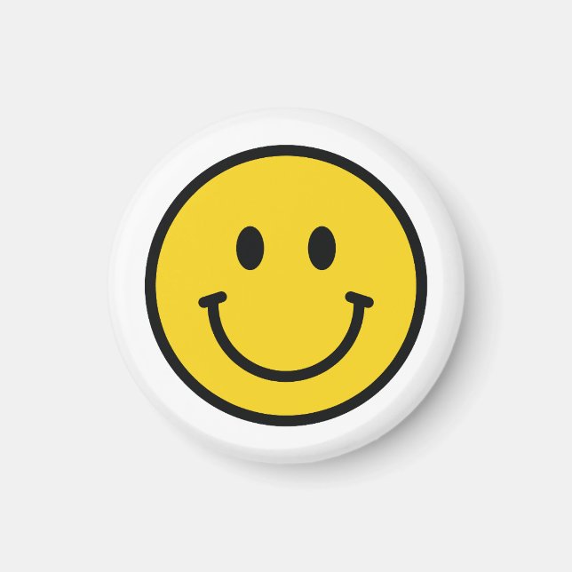 Smiley face magnet. Fun emoji  Magnet (Front)