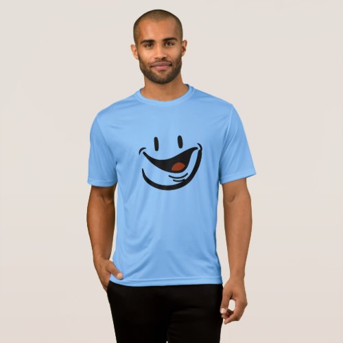 Smiley Face Mens Sport_Tek Competitor T_Shirt